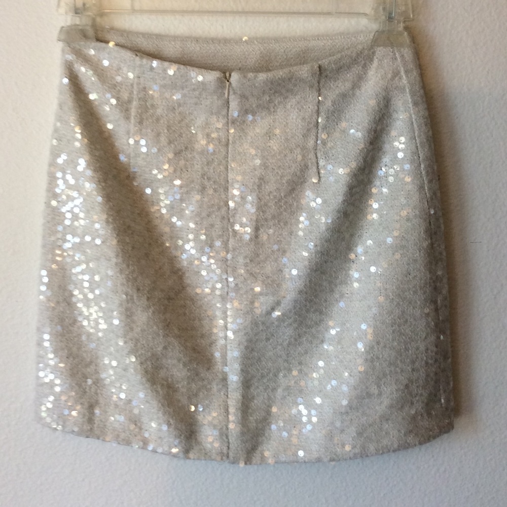 NWOT Kenar Sequined Mini Skirt - Picture 3 of 5